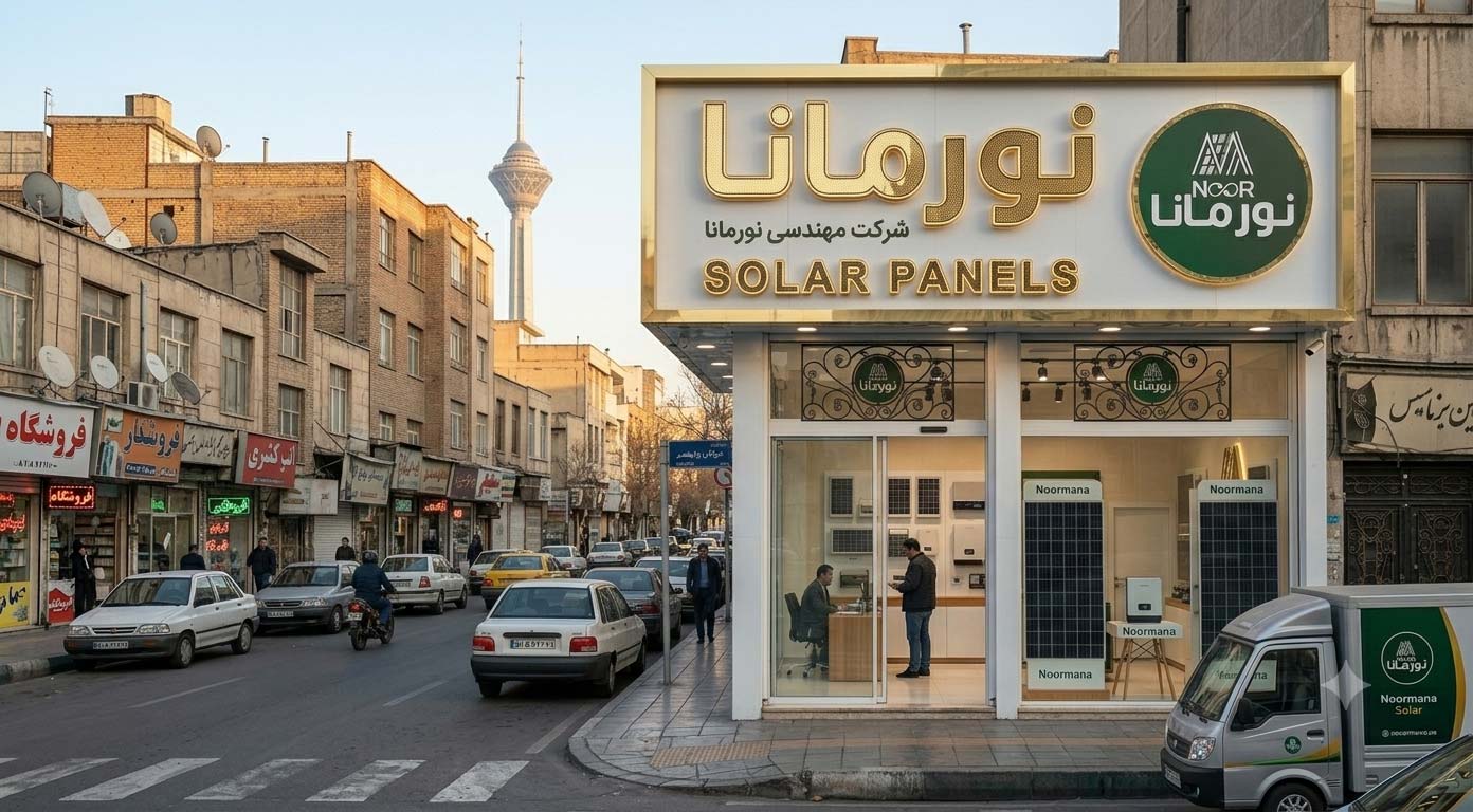 نمونه طراحی سایت فروشگاهی نورمانا